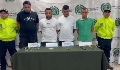 Capturados por la Policía.