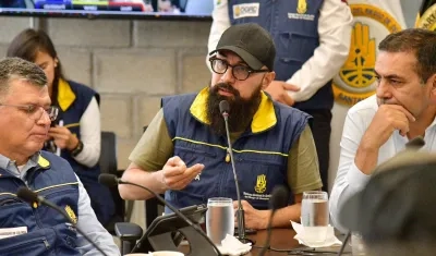 El director de la UNGRD, Carlos Carrillo.