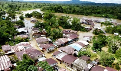 Inundaciones en Chocó.
