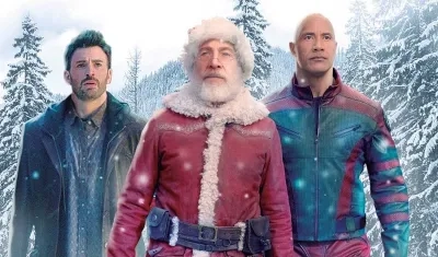 Dwayne Johnson, J.K. Simmons y Chris Evans.