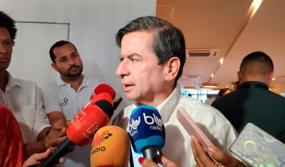 El Ministro del Interior, Juan Fernando Cristo.