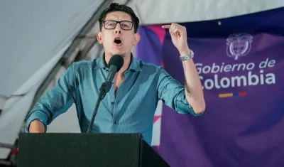 El Ministro de Educación, Daniel Rojas Medellín.