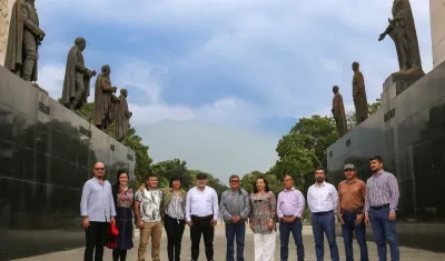 Delegación de la guerrilla del ELN, en Caracas. 