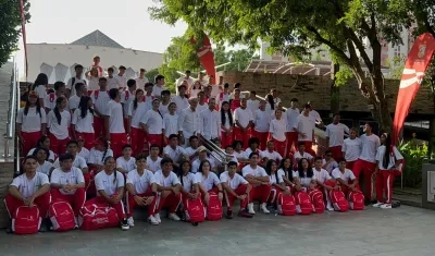 Deportistas del Atlántico.