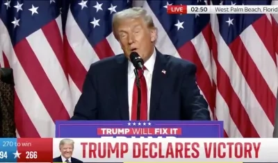 Donald Trump, Presidente electo de Estados Unidos. 