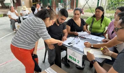 Imagen de los comicios.