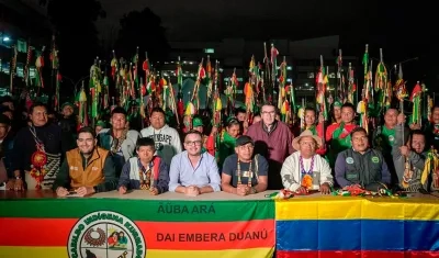 Mesa de negociación.