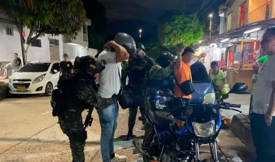 Operativos de las autoridades en Soledad. 