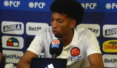 Johan Mojica, lateral izquierdo de la Selección Colombia. 