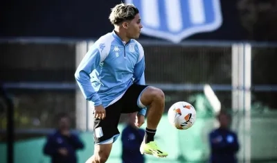 Juan Fernando Quintero, la figura de Racing en la Sudamericana.