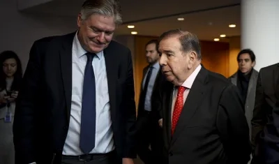 El opositor Edmundo González en Bruselas.