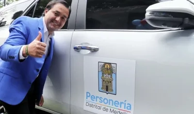 Personero auxiliar de Medellín, Héctor Alfonso Gómez Trujillo.