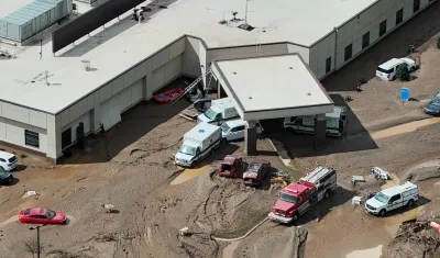 Inundación por Helene en Tennessee.