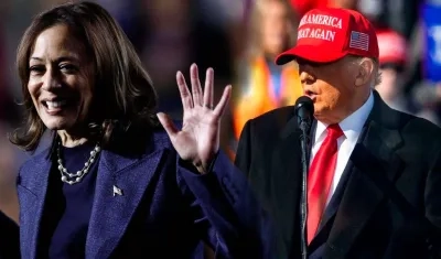 Kamala Harris y Donald Trump.