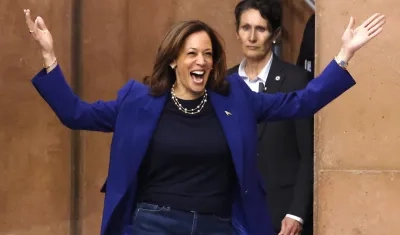Kamala Harris, candidata demócrata.