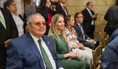 Iván Name con su hija, la concejal María Clara Name.