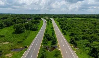 Imagen de la Cordialidad, vía Barranquilla-Cartagena.