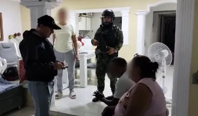 Liberación de hombre en Santa Marta.