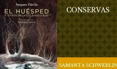 Los libros 'El Huésped' y 'Conservas'.