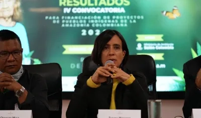 Susana Muhamad, ministra de Ambiente.