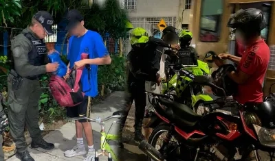 Operativos de control de la Policía en las calles de la ciudad. 