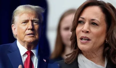 Candidatos a la presidencia de Estados Unidos, expresidente Donald Trump y actual vicepresidenta, Kamala Harris.