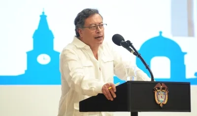 El Presidente Gustavo Petro.