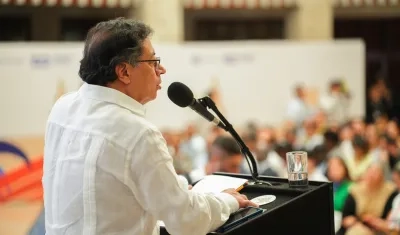 El Presidente de la República, Gustavo Petro.