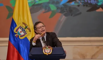 El Presidente Gustavo Petro.