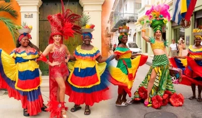 Tatiana Angulo Fernández De castro, Reina del Carnaval de Barranquilla y Alexsandra Estarita Villa, Reina del Carnaval de la 44.