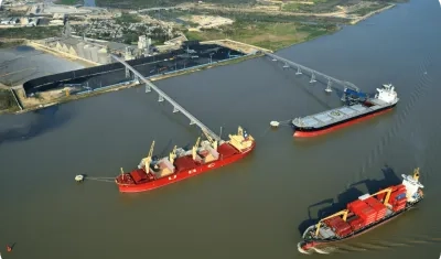 Puerto de Riverport, en Barranquilla. 