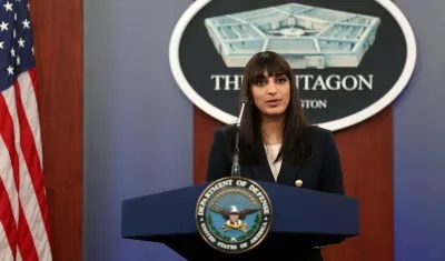 La subportavoz del Pentágono, Sabrina Singh.