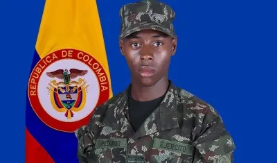 El soldado profesional Yoiser David Redondo Arias. 