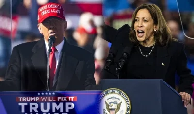 Donald Trump y Kamala Harris.