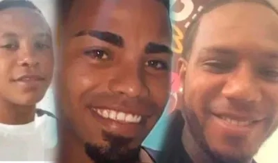 Tres de las víctimas mortales en Rebolo.