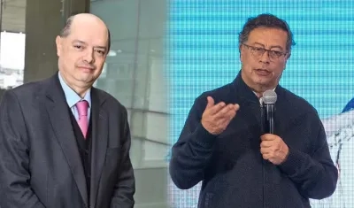Enrique Vargas Lleras y Gustavo Petro.