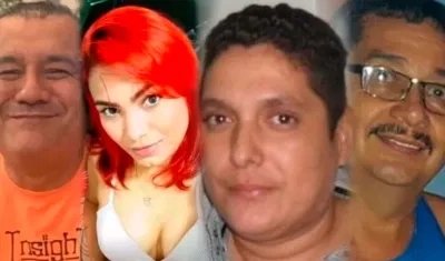 Los rostros de algunas de las víctimas inocentes asesinadas por bandas extorsionistas, especialmente 'Los Costeños'. 