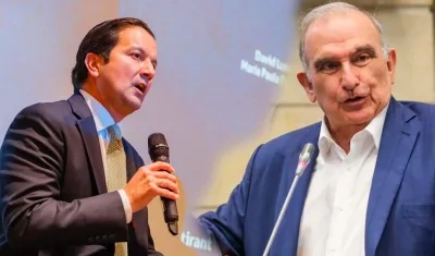 Senadores David Luna de Cambio Radical y Humberto De la Calle de Verde Oxígeno.