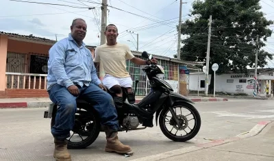 Felipe Orozco junto a José Mendoza. 