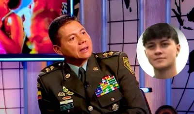 General William Rincón y su hijo, Juan Felipe.