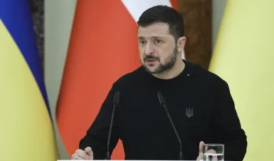 El presidente de Ucrania, Volodímir Zelenski.