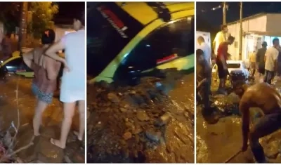 Imágenes de la emergencia.