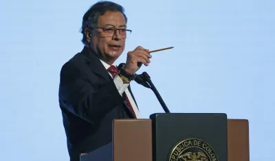 El Presidente Gustavo Petro.