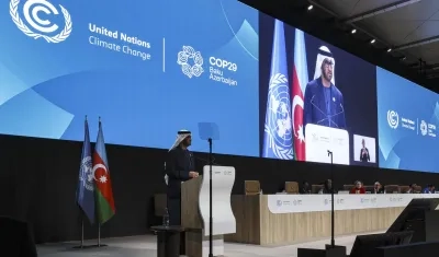 Ministro de Industria y Tecnología Avanzada y Presidente de la COP28, Sultan Al Jaber. 