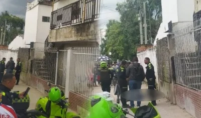 En la calle 57 con carrera 19.