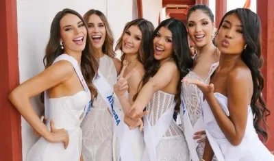 Grupo de candidatas a Señorita Colombia.