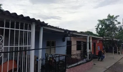 Viviendas afectadas. 