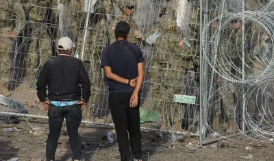 Frontera norte de México. 