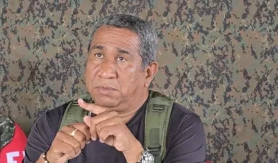 Alias 'HH', líder del 'Frente Comuneros del Sur'.