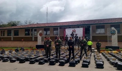 Marihuana incautada. 